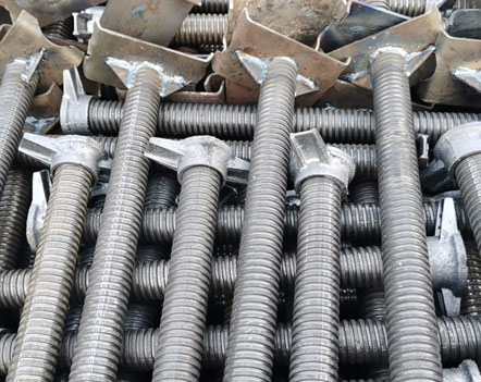 实心油托/扣件油托/可调节顶托